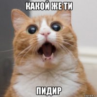 какой же ти пидир