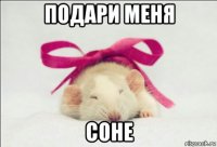 подари меня соне