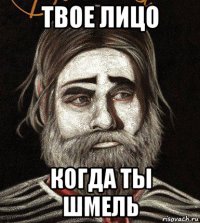 твое лицо когда ты шмель