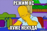 режим хс хуже некуда