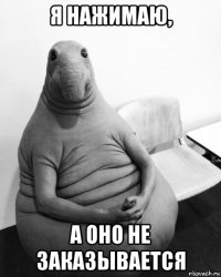я нажимаю, а оно не заказывается