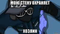 мою стену охраняет хозяин
