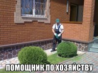  помощник по хозяйству