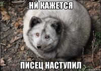 нй кажется писец наступил