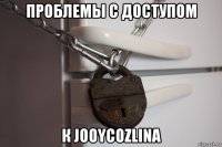 проблемы с доступом к jooycozlina