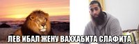  лев ибал жену ваххабита слафита