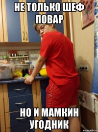не только шеф повар но и мамкин угодник