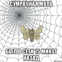сумрачная моль был в сети 15 минут назад