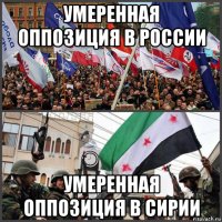 умеренная оппозиция в россии умеренная оппозиция в сирии