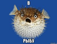 в рыбу