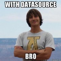 with datasource bro