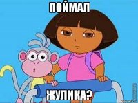 поймал жулика?