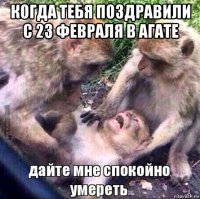 когда тебя поздравили с 23 февраля в агате 