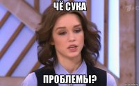 чё сука проблемы?