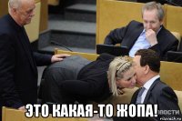  это какая-то жопа!