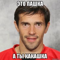 это пашка а ты какашка