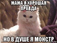мама я хорошая правда но в душе я монстр