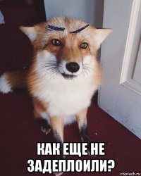  как еще не задеплоили?
