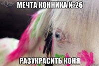 мечта конника №26 разукрасить коня
