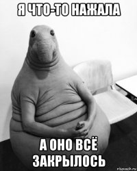 я что-то нажала а оно всё закрылось