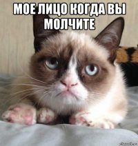 мое лицо когда вы молчите 