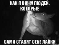 как я вижу людей, которые сами ставят себе лайки