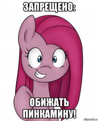 запрещено: обижать пинкамину!
