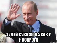  худей сука жопа как у носорога