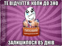 те відчуття, коли до зно залишилося 85 днів