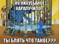 ну нихуёбаное карапучило... ты блять что такое???