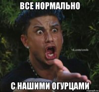 все нормально с нашими огурцами