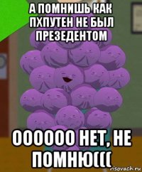 а помнишь как пхпутен не был презедентом оооооо нет, не помню(((