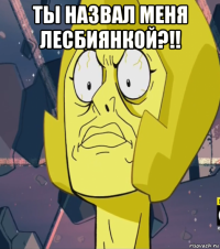 ты назвал меня лесбиянкой?!! 