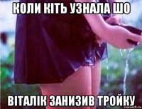 коли кіть узнала шо віталік занизив тройку