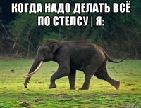 когда надо делать всё по стелсу | я: 