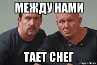 между нами тает снег