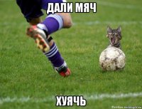 дали мяч хуячь