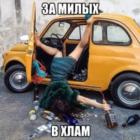 за милых в хлам