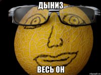 дыниз весь он