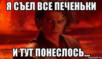 я съел все печеньки и тут понеслось...