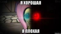 я хорошая я плохая