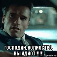  господин, колиостро, вы идиот!!!!!!