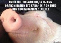 лицо твоего бати когда ты ему облизываешь его кабачек, а он типо спит но на самом деле нет 