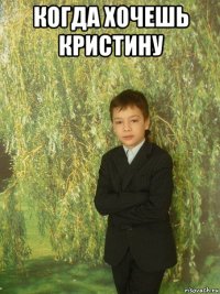когда хочешь кристину 