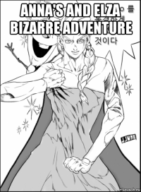 anna's and elza bizarre adventure 