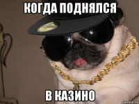 когда поднялся в казино