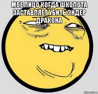 мое лицо когда школота заставляет убить эндер дракона 