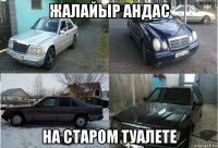 жалайыр андас на старом туалете