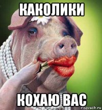 каколики кохаю вас