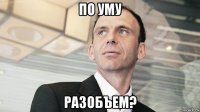по уму разобъем?